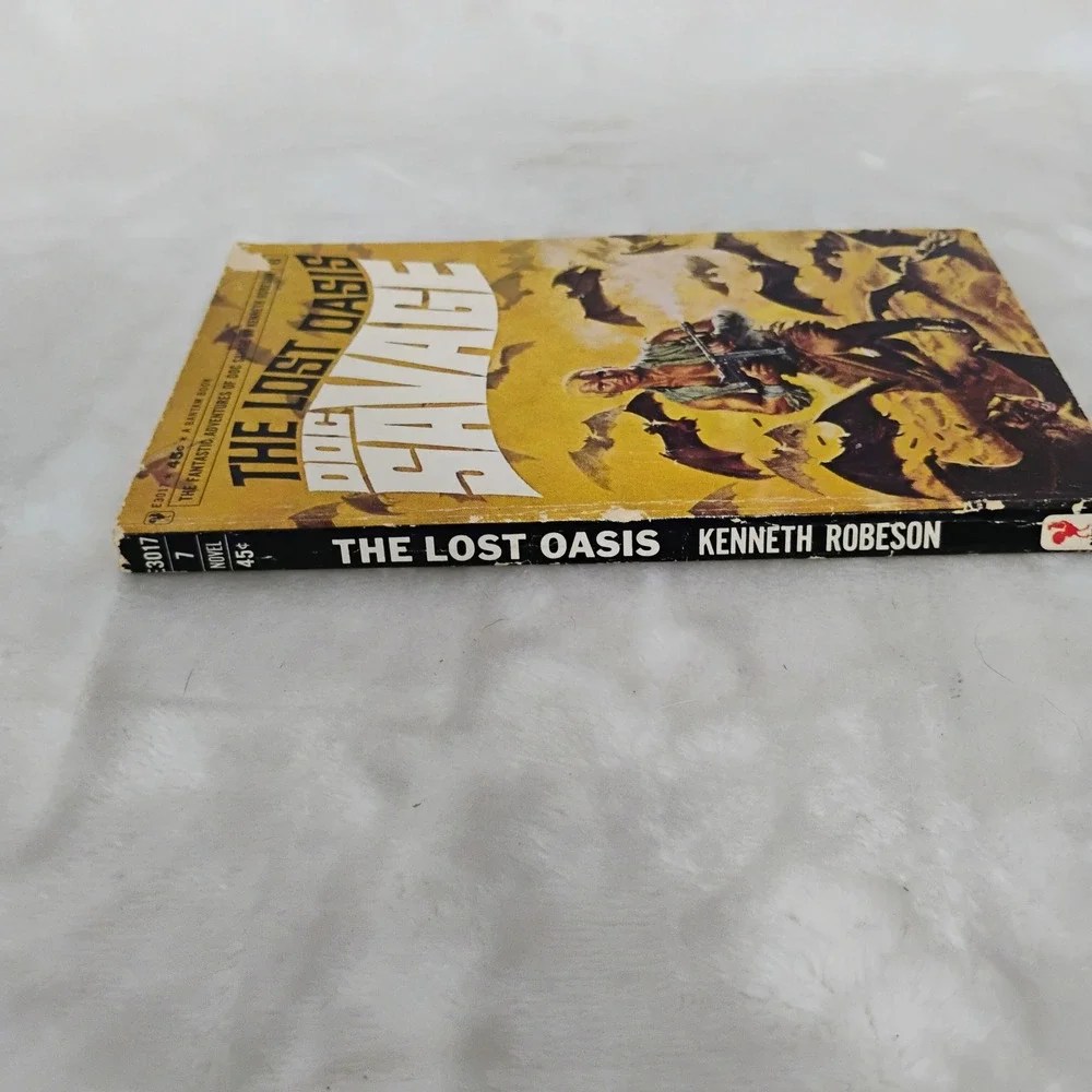 Doc Savage The Lost Oasis Kenneth Robeson Bantam E3017 Vintage 1965 Paperback